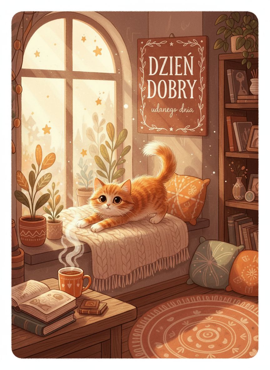 kartki na dzień dobry